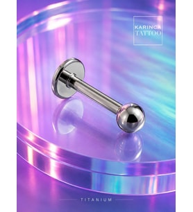 Titanyum Piercing Labret Tragus Flat Conch Dudak Nostril