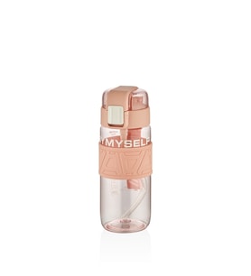Shotay ST-7223 600ml Pembe Pipetli Tritan Matara