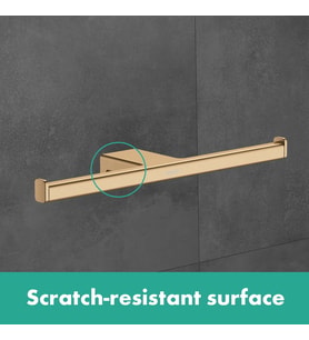 Hansgrohe Çift Tuvalet Kağıdı Tutucusu Addstoris, Çift Kağıt Rulo Tutucu, Mat Siyah