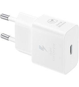 Lexroo Hızlı şarj cihazı, USB-C, 25 W veri kablosuz, beyaz