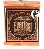 Ernie Ball Everlast Orta Kaplama Fosfor Bronz Akustik Gitar Telleri, Ölçü 13-56