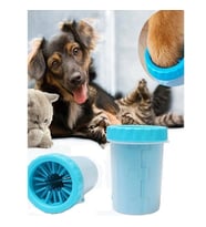 Soft Gentle Köpek Pati Yıkama Aparatı Küçük Boy Mavi
