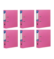 Büro Klasör Geniş Noki Pembe Büro Klasörü Halkalı 6 Adet