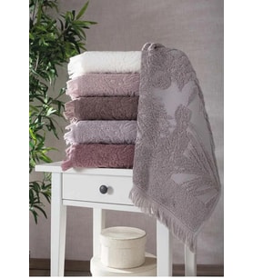 Pupilla Miami 6lı El-Yüz Havlusu 50x90 cm (Çok Renkli)