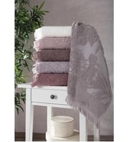 Pupilla Miami 6lı El-Yüz Havlusu 50x90 cm (Çok Renkli)