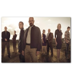 Cakatablo Breaking Bad Oyuncuları Bir Arada MDF Tablo