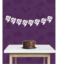Cadılar Bayramı Halloween Hayalet Büyük Banner *Kalın Kağıt 150cm