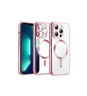 Apple İphone 13 Pro Max Kılıf Kross Magneticsafe Kapak - Rose