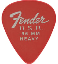 Fender 1987351800 Dura-Tone 351 Shape Olympic White Gitar Penası 0.71mm (12'li) Klasik Beyaz Renk Orta Kalınlık ve Dayanıklı Malzeme