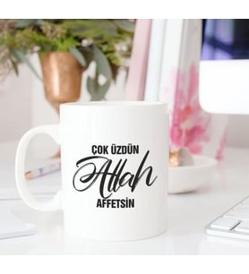 Söz Yazılı Kupa Bardak