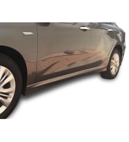 Fiat Egea Uyumlu Hatchback - Sedan (2015 - 2018) Yan Marşpiyel Seti (Plastik)