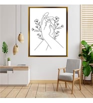Altın  Çerçeveli tablo n1124