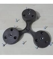 BARERMO siyah Rengi Zigon, Sehpa, Masa, Puf, Tabure, Oturak, Sandalye, Ayak Aparatı, Ahşap Ayak Aparatı