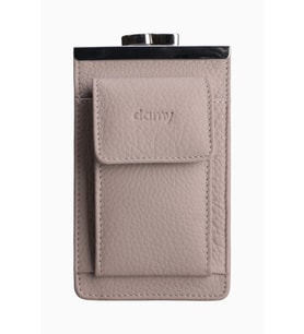 Damy Hakiki Deri Unisex Kartlıklı Sigaralık 701 - Vizon
