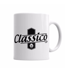 Classico -Branco Masculino e Feminino Kupa Bardak Porselen