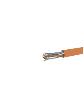 Cat6 U/Utp Dış Mekan Ethernet Kablosu Cu Hffr 23 Awg 305 M - Turuncu ER6004