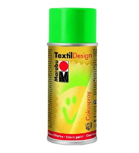 Marabu Textil Design Akrilik Bazlı Sprey Kumaş Boyası 150 ml. YEŞİL 