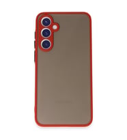 Galaxy S23 Kılıf Montreal Silikon Kapak - Kırmızı