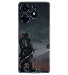 Tecno Spark 10 Pro Kılıf Silikon Desen Özel Seri Warrior 1653