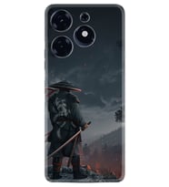 Tecno Spark 10 Pro Kılıf Silikon Desen Özel Seri Warrior 1653