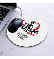 İsimli Mekatronik Mühendisi Temalı Yuvarlak Mousepad