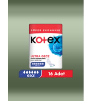 Kotex Hijyenik Ped - Ultra Gece - 16 Adet (000)