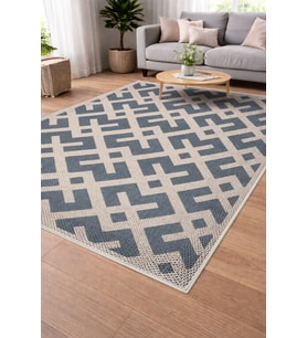 Modern Sisal Serisi Dijital Baskı Sisal Dokuma Halı SLH022