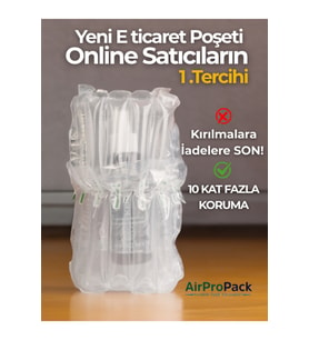 21x23 cm 20 Adet Havalı Poşet Airbag Airbed Ambalaj (10'lu-50’li-100’lü Mevcut)