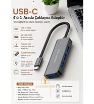 Kalemhane USB-C 4’ü 1 Arada Çoklayıcı Adaptör