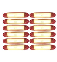 12 Adet Neon Parmak Led Lamba Turuncu 12-24 Volt