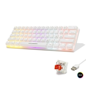Mekanik Mini Klye Red Switch Rgb - Beyaz G508R