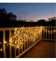 Günışığı Dekoratif Ağaç Dalı 144 LED Işık – Esnek Dallar, 8 Işık Efekti, Balkon ve Bahçe Dekorasyonu