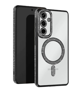 Newface Samsung Galaxy S25 Edge Joke Simli Magneticsafe Kılıf - Siyah
