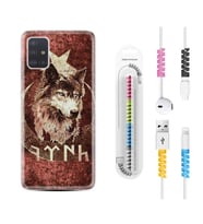 Samsung a71 A72 A73 A7 A9 2018 C7 C9 Kılıf Kablo Koruma Spiral Silikon Göktürk 3 1412
