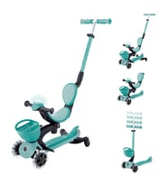 Globber Go Up Baby 360 Işıklı Scooter - Koyu Mint (Standart)