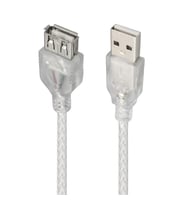 PM-1568 Şeffaf 1.5 Metre Usb 2.0 Uzatma Kablosu