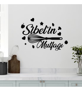 Isimli Ve Dekoratif Mutfak Yazısı 40x30