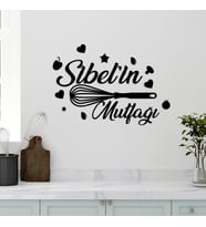 Isimli Ve Dekoratif Mutfak Yazısı 40x30