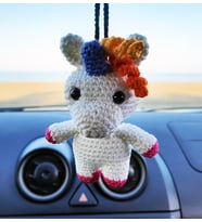 Unicorn, Kadınlar İçin Sevimli Araba Aksesuarları, Oto Dikiz Aynası Süsü