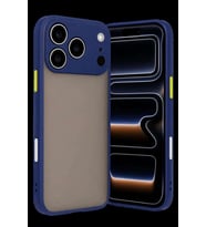 iPhone 17 Pro Max Kılıf Montreal Silikon Kapak - Lacivert
