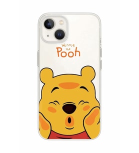 Iphone 14 Plus Uyumlu Winnie The Pooh Desenli Şeffaf Telefon Kılıfı
