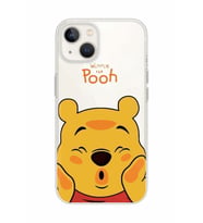 Iphone 14 Plus Uyumlu Winnie The Pooh Desenli Şeffaf Telefon Kılıfı