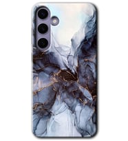 Galaxy S24 Plus Kılıf HD Desen Baskılı Kılıf - Otantik Mermer