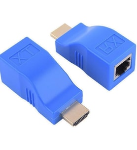 4971 Hdmi Rj45 Cat5 6 Extender Uzatıcı Uzatma Aparatı Adaptör