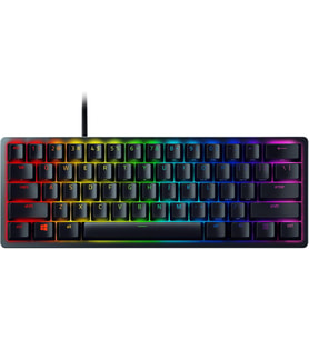 Razer Huntsman Mini (Mor Anahtar) - Opto-Mekanik Anahtarlı Kompakt% 60 Oyun Klavyesi (Pbt Tuş Başlık (Çok Renkli)