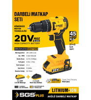 20V 2Ah Kablosuz Vidalama Matkap Seti, Güç ve Pratiklik Sunar