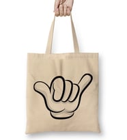 Mickey Mouse Hang Loose Sign Bez Çanta Uzun Saplı