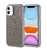iPhone 11 Kılıf Taşlı Tasarımlı Kapi Kılıf (Siyah)