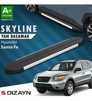 S-Dizayn Hyundai Santa Fe Skyline Aluminyum Yan Basamak 163 Cm 2000-2006 A+ Kalite
