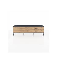 Arges TV Ünitesi 3 Çekmeceli  176x30x51 Çam-Antrasit/Çam